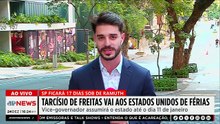 Tarcísio de Freitas viaja aos Estados Unidos e Felício Ramuth assume governo de SP