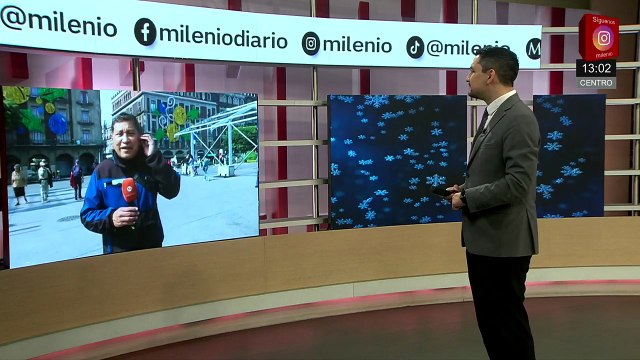 Afluencia en el Centro Histórico de CDMX por festejos navideños y compras