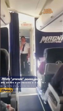 Piloto prende passageiros em avião e se recusa a decolar em protesto por falta de salário