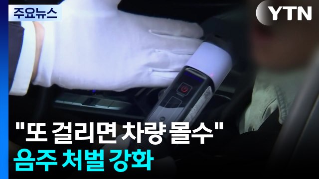 또 술 마시다 걸리면 차량 몰수 ...음주운전 처벌 강화 / YTN
