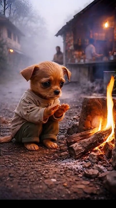 The Poor Puppy Had No Cash for Warm Clothes — His Rich Friends Make Fun of Him | animahal33