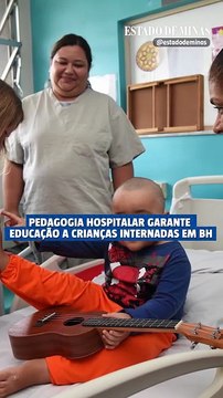 Pedagogia hospitalar garante educação a crianças internadas em BH