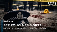Este año han sido asesinados 336 policías en cumplimiento de su deber