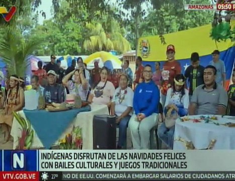 Comunidades indígenas del estado Amazonas realizaron actividades para celebrar la Navidad