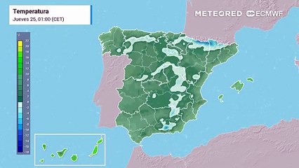Las heladas generalizadas se extenderán por gran parte del territorio