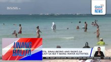 Libo-libong turista, sinalubong ang Pasko sa Boracay; nag-enjoy sa iba't ibang water activities | Unang Balita