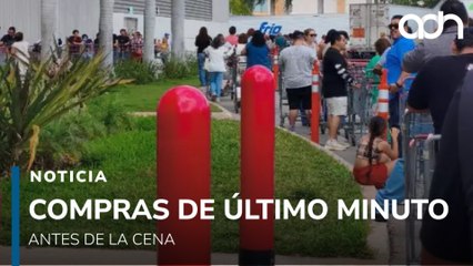 Entre prisas y filas, así se viven las compras de último minuto en Navidad