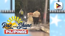 Kathryn Bernado, Daniel Padilla, at Kaila Estrada, spotted sa church wedding ni Zanjoe at Ria