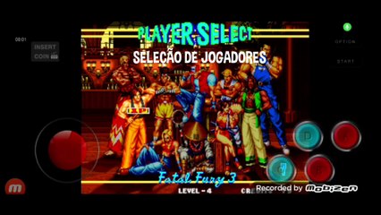 Fatal Fury 3 Hon Fu vs Andy Bogard fala de vitória do Hon Fu em português Br