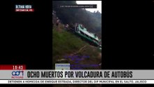 🚨¡Última Hora! Ocho muertos y 19 heridos en volcadura de autobús en Zontecomatlán, Veracruz