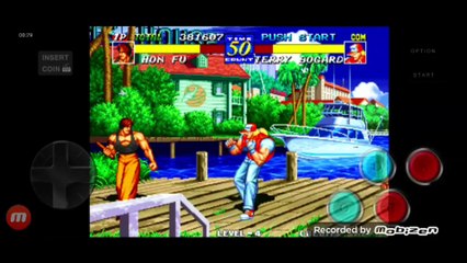 Fatal Fury 3 Hon Fu vs Terry Bogard fala de vitória do Hon Fu em português parte 1