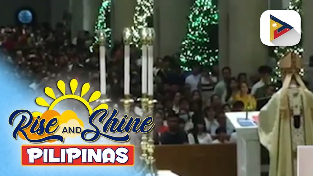 Ilang Pilipino, dumalo sa simbang gabi ngayong araw ng Pasko | ulat ni Louisa Erispe