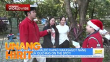 UH Quiz-Mas on the Spot sa Quezon Memorial Circle | Unang Hirit