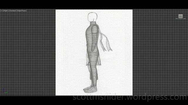 Flame: 3DS MAX Practice Polygon Modeling Model Video #61 (12-24-2025)