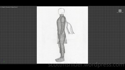 Flame: 3DS MAX Practice Polygon Modeling Model Video #61 (12-24-2025)