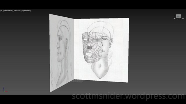 Flame: 3DS MAX Practice Polygon Modeling Head Model Video #1 (12-24-2025)