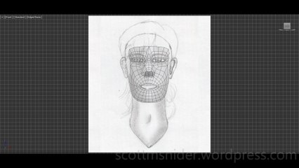 Flame: 3DS MAX Practice Polygon Modeling Head Model Video #5 (12-24-2025)