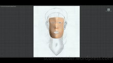 Flame: 3DS MAX Practice Polygon Modeling Head Model Video #7 (12-24-2025)