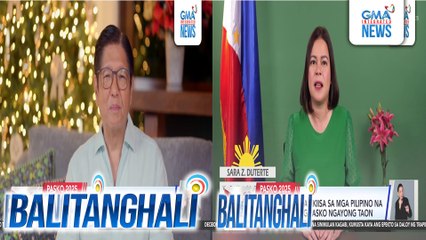 PBBM at VPSD, nakikiisa sa mga Pilipino na nagdiriwang ng pasko ngayong taon | Balitanghali