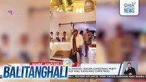 Marian Rivera at Dingdong Dantes, nagpa-Christmas party sa kanilang teams; ibinahagi ang kanilang Christmas portrait | Balitanghali