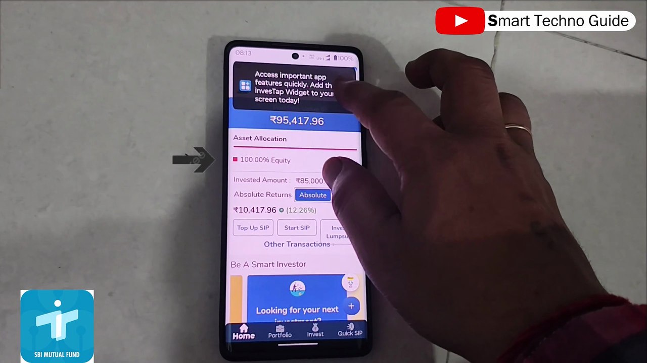 How to Use SBI Mutual Fund Investap | How to Invest in SBI Mutual Fund through Investap app