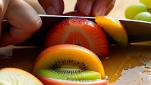“Chinese Street Fruit Salad ASMR 🍉 | So Satisfying Cutting!”