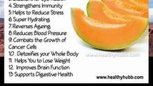 13 impressive health benefits of cantaloupe