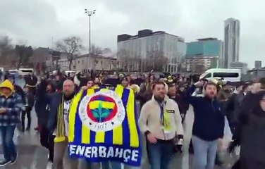 Fenerbahçe taraftarı Çağlayan'da