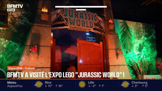 SIGNÉ BFM - Une exposition de dinosaures géants en LEGO ouvre ses portes à Montreuil