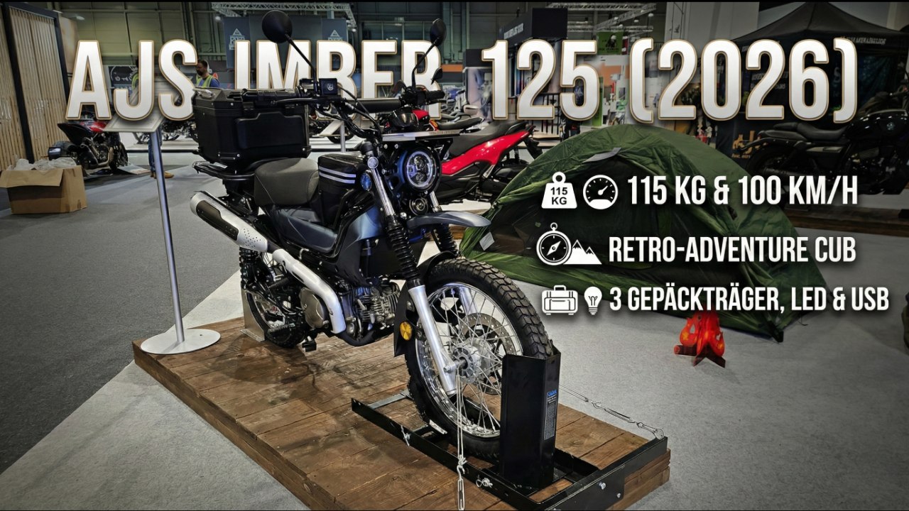 Retro trifft Abenteuer: AJS Imber 125 kommt 2026 (UK-Launch)