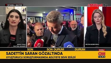 Sadettin Saran adliyeye sevk edildi! Gözler Çağlayan'da...