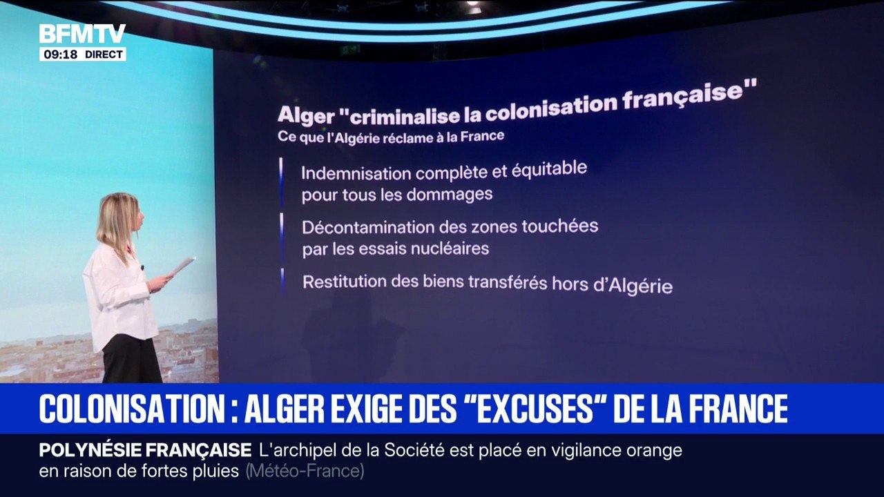 LES ÉCLAIREURS -  Ce que contient la loi votée par l'Algérie criminalisant la colonisation française