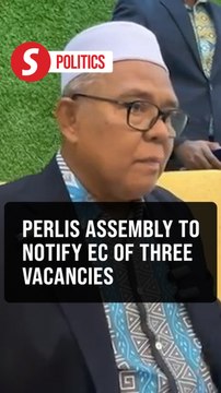 Election Commission to be notified of assembly vacancies, says Perlis Speaker