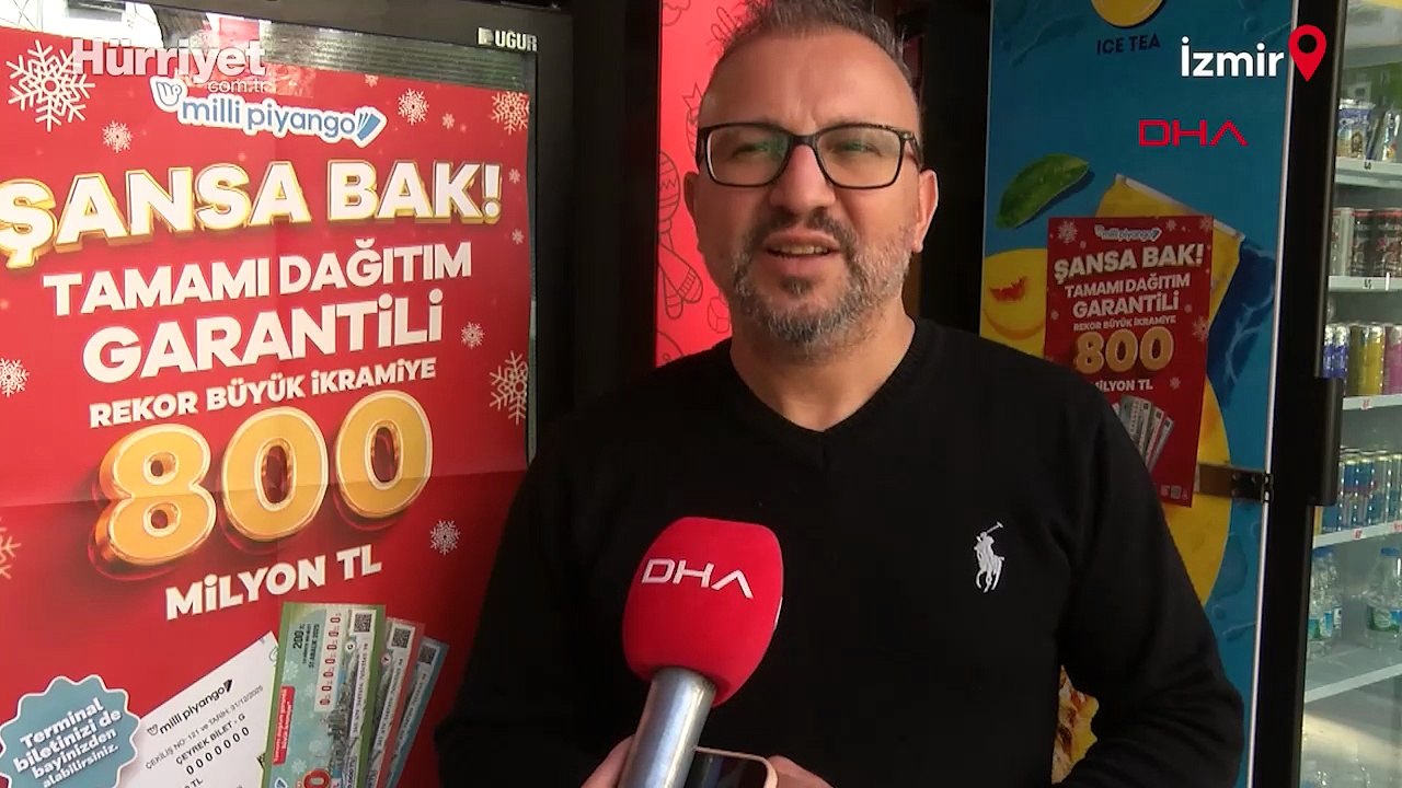 İzmirlilerden 800 milyon TL’lik rekor ikramiyeli Milli Piyango yılbaşı biletlerine yoğun ilgi