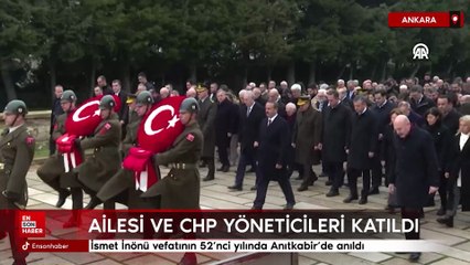 İsmet İnönü vefatının 52’nci yılında Anıtkabir’de anıldı