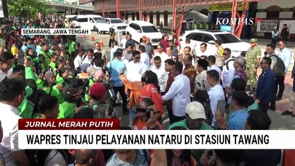 Wapres Tinjau Pelayanan Nataru di Stasiun Tawang dan Hadiri Perayaan Natal di Salatiga | JMP
