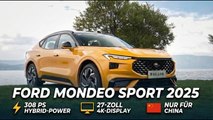 2025 Ford Mondeo Sport: Hybrid-Coupé-SUV mit über 500 Liter Kofferraum