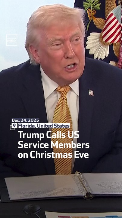 Trump Calls US Service Members on Christmas Eve