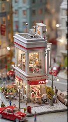 Miniature KFC Restaurant – Tiny Fast Food World