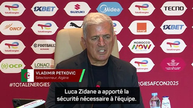 Petkovic salue la performance de Zidane après la victoire contre le Soudan