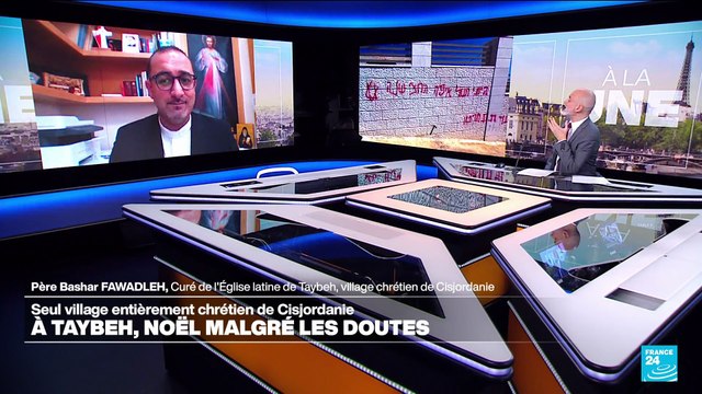 Fêtes de Noël à Taybeh, seul village entièrement chrétien de Cisjordanie