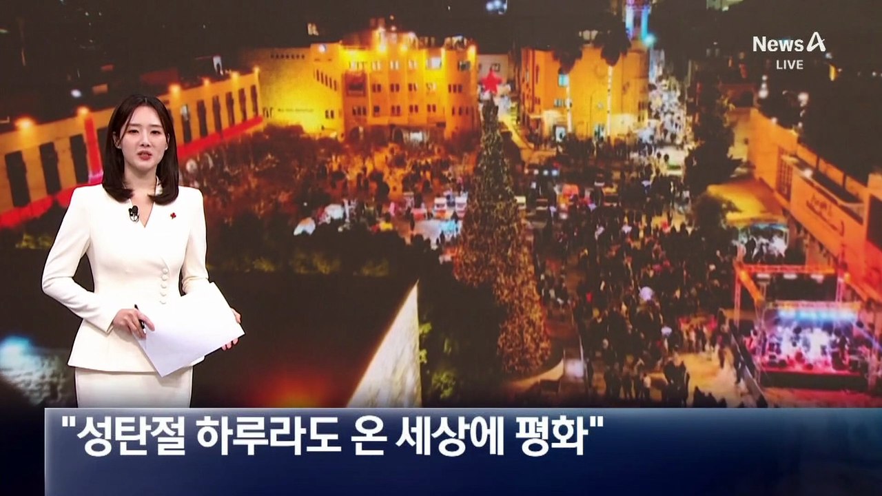 레오 14세 교황 “성탄절 하루라도 평화”