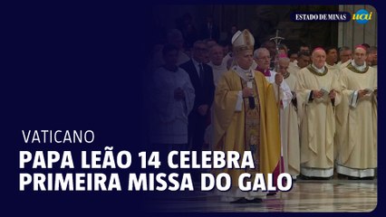 Leão 14 celebra primeira Missa do Galo do seu pontificado