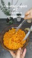 Carottes râpées gingembre curcuma anti inflammatoire! 🥕 Teste ce combo magique ✨