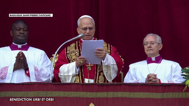 La bénédiction «Urbi et Orbi» du pape Léon XIV