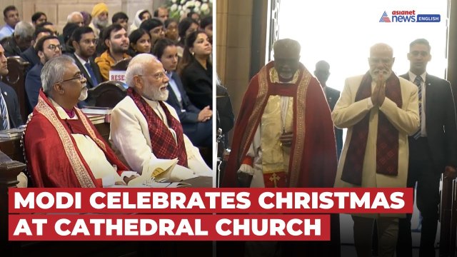 PM Celebrates Christmas at Delhi's Cathedral Church