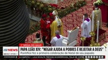 Papa Leão XIV diz que negar ajuda a pobres é rejeitar Deus