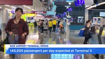 President Lai Attends Taoyuan Airport Terminal 3 Opening