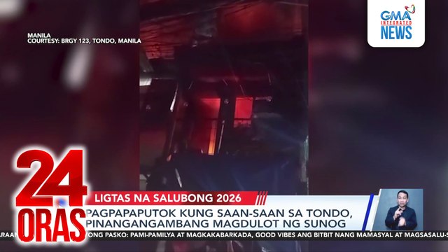 Pagpapaputok kung saan-saan sa Tondo, pinangangambahang magdulot ng sunog | 24 Oras