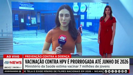 Vacinação contra HPV é prorrogada até junho de 2026
